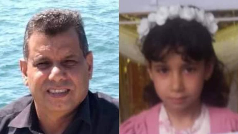 Her mother says the Israeli military killed her sister and father. Then soldiers brought them to an Israeli hospital