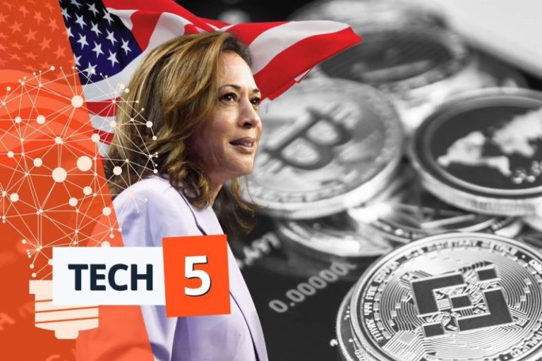 Tech 5: Aide Says Harris Supports Policies to Expand Crypto Sector, AMD to Buy ZT Systems