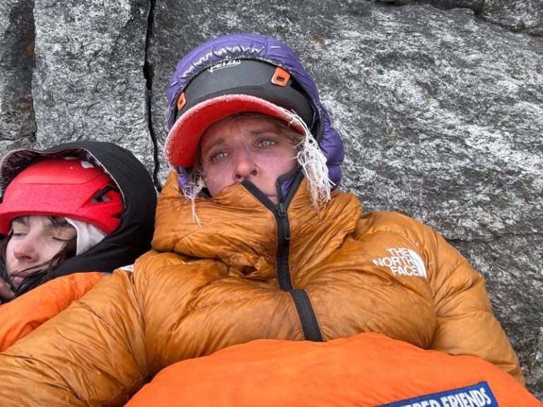 ‘Our dreams were falling down the mountain’: American and British climbers stranded in the Himalayas for three days