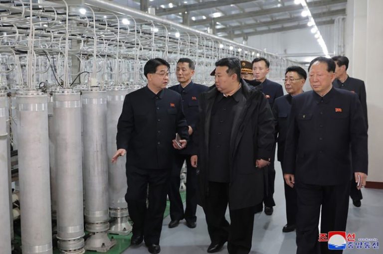North Korean leader Kim inspects nuclear facility and calls for bolstering arsenal