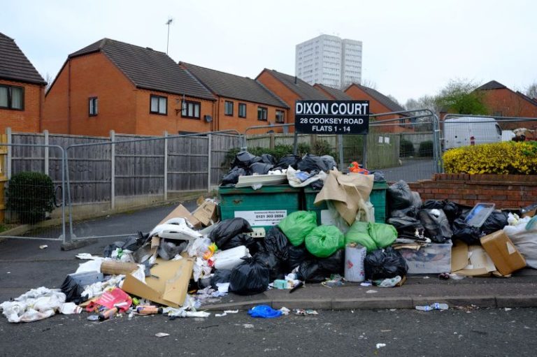 Britain’s second-largest city declares ‘major incident’ as 17,000 tons of uncollected garbage left on streets